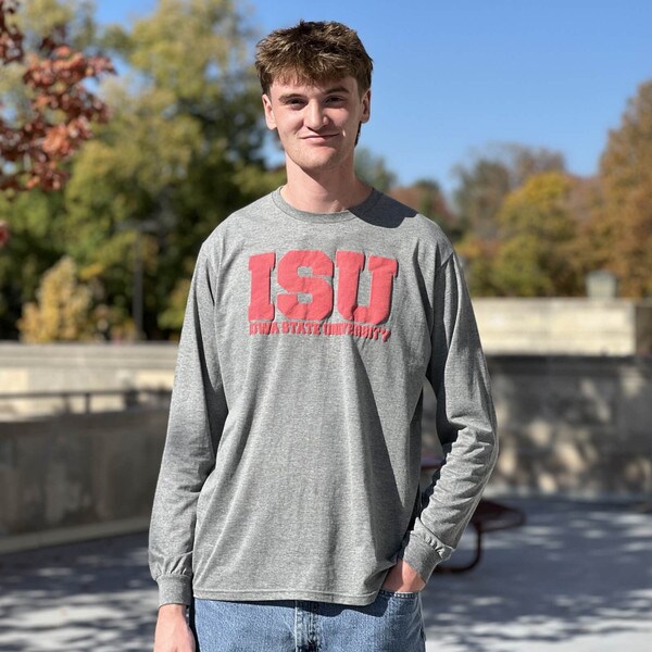 CI Sport ISU Heather Gray Long Sleeve T-Shirt